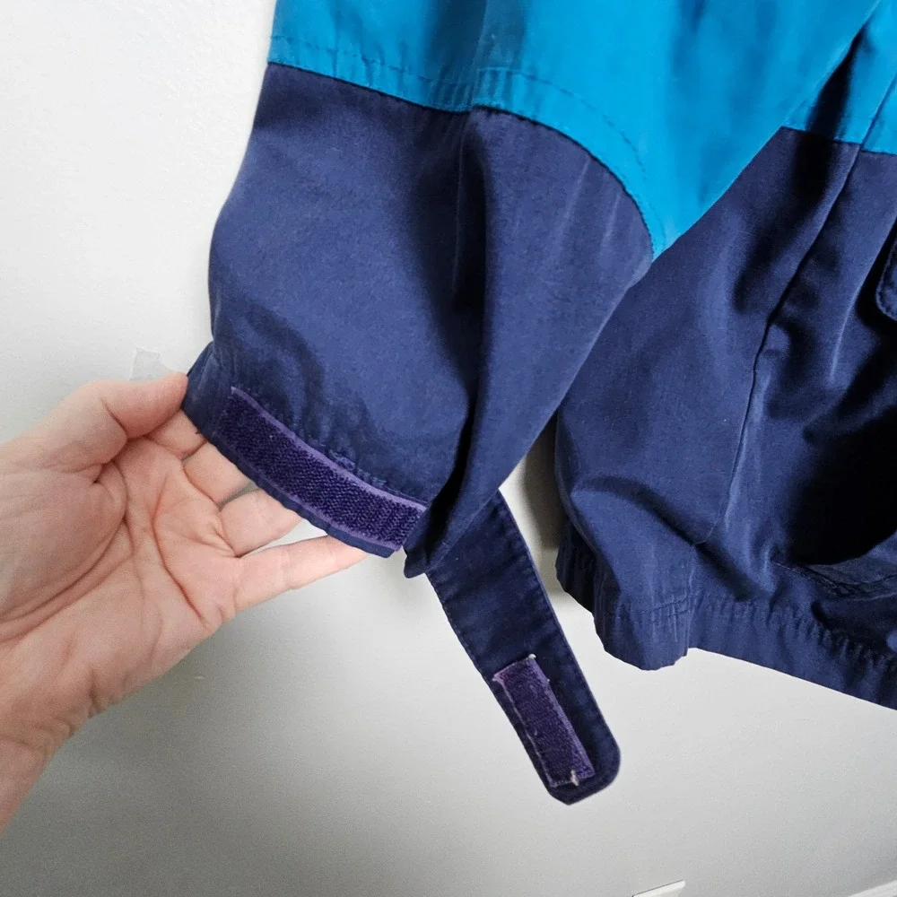 Pacific‎ Trail Mens VTG Colorblock Windbreaker Jacket XL Blue Gorpcore Outdoor